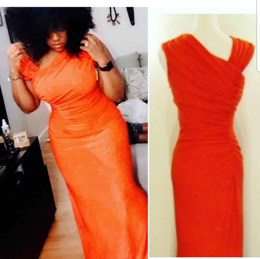 Calvin Klein Red Gown